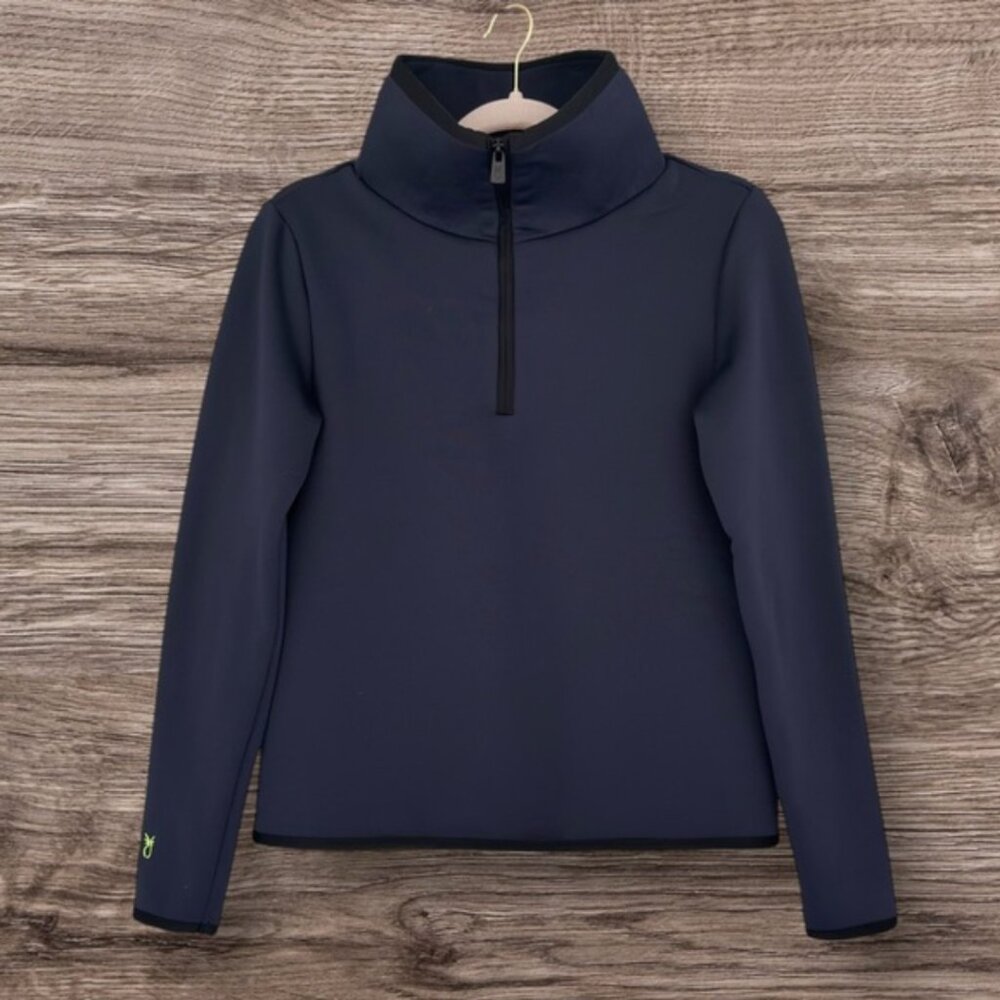 908 Dudley Stephens Chapel Hill Pullover Navy Black Power Stretch XS